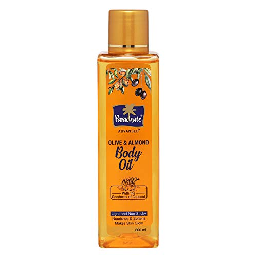 Parachute Advansed Olive &Almond Body Oil For Nourished Glowing Skin