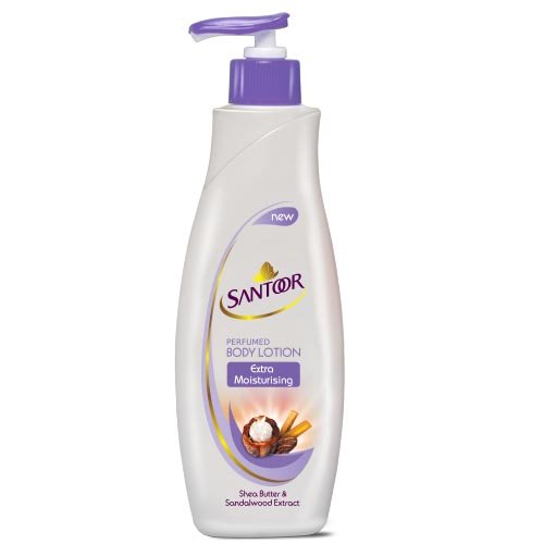 Santoor, Perfumed Body Lotion for Extra Moisturizing - Sandalwood