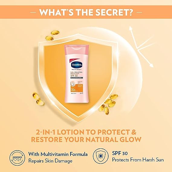 Vaseline Healthy Bright Sun Protection Body Lotion SPF 30