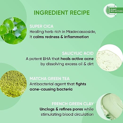 Dot & Key Skin Care Pollution + Acne Defense Green Clay Mask