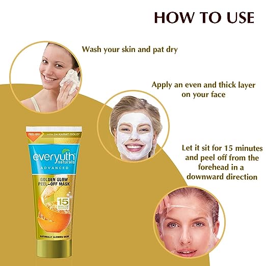 Everyuth Naturals Advanced Golden Glow Peel-off Mask