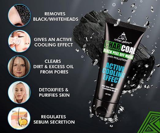 urbangabru Charcoal Black Peel Off Mask Anti pollution