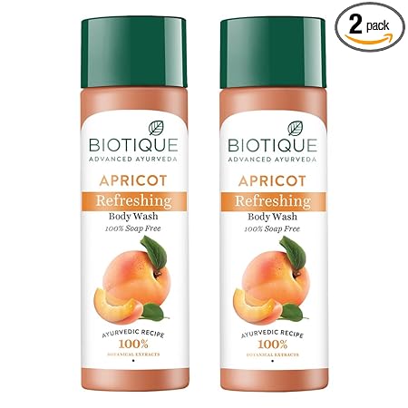 Biotique Apricot Refreshing Body Wash | Pack of 2