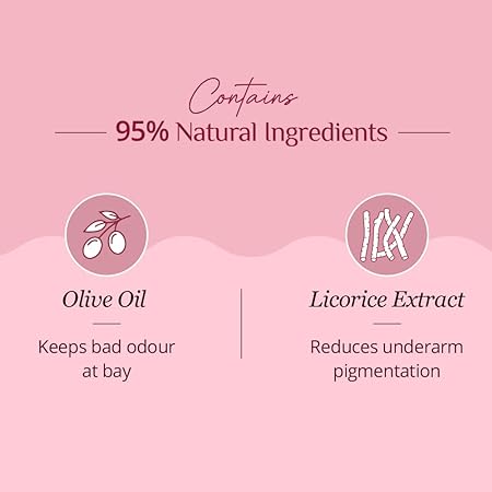 Carmesi Natural Deodorant Roll-on for Women