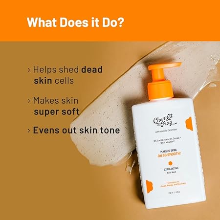 Chemist At Play 1% Salicylic Acid Exfoliating Body Wash, Pack of 3