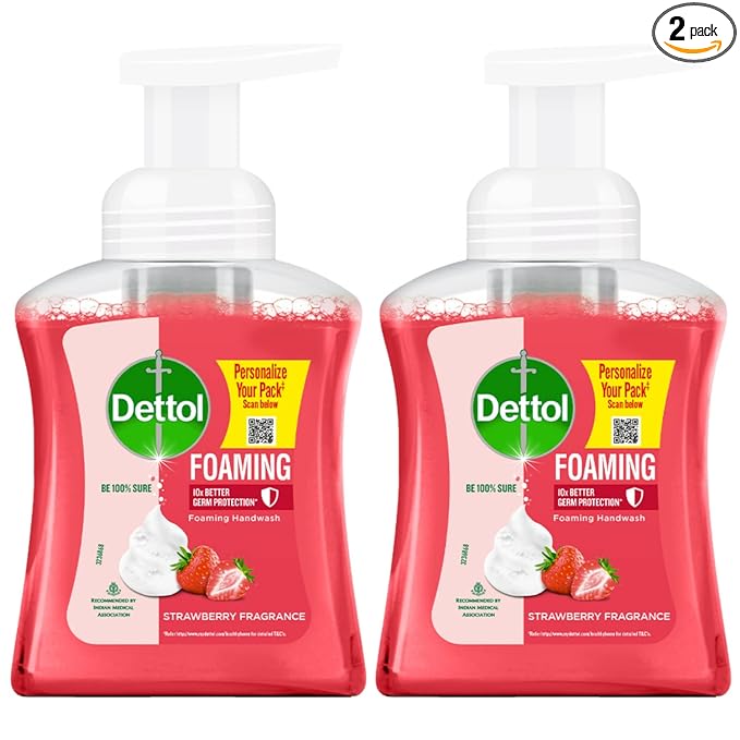 Dettol Strawberry Foaming Handwash Pump | Pack of 2