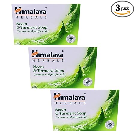 Himalaya Herbals Neem And Turmeric Soap, Pack of 3