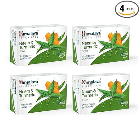Himalaya Herbals Neem And Turmeric Soap, Pack of 4