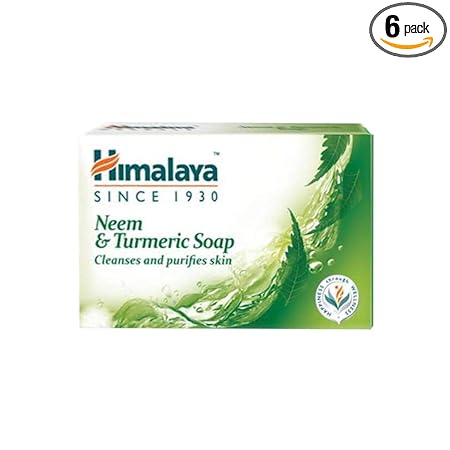 Himalaya Herbals Neem And Turmeric Soap, Pack of 6