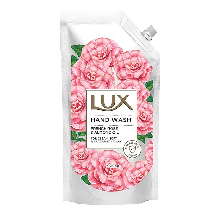 Lux Handwash with French Rose & Almond Oil Refill Pouch
