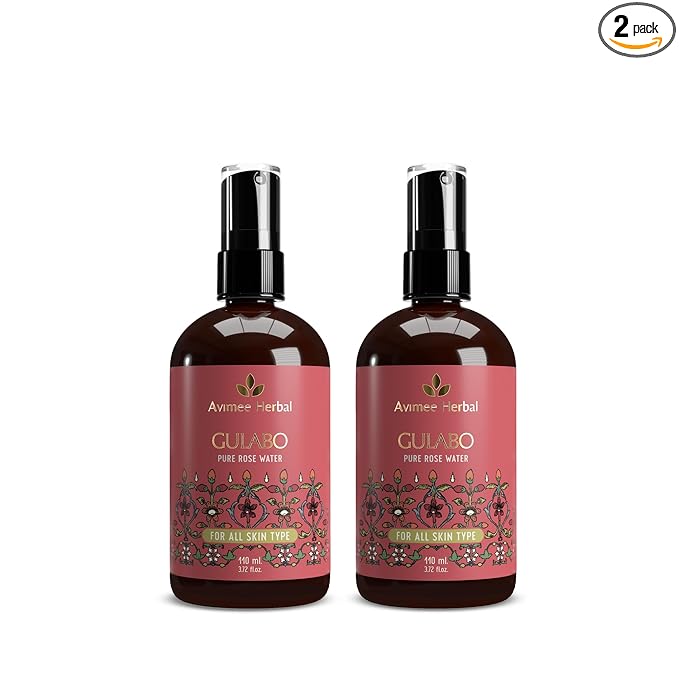 Avimee Herbal Gulabo Pure Rose Water, Pack of 2