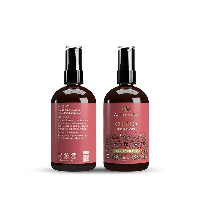 Avimee Herbal Gulabo Pure Rose Water, Pack of 3
