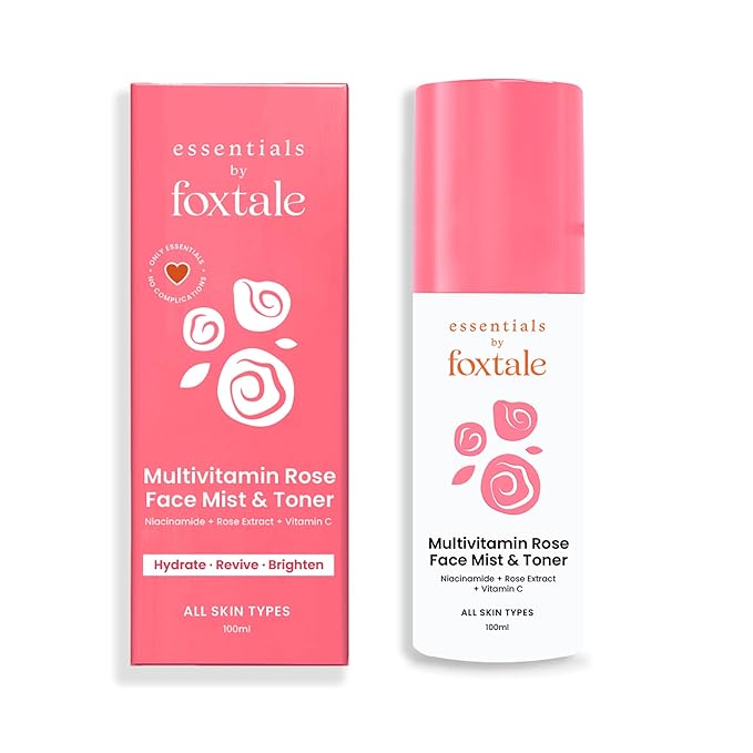 Foxtale Essentials Multivitamin Rose Mist &Toner with Niacinamide