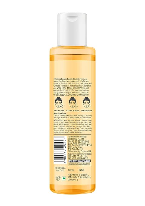 Joy Alcohol Free Vitamin C Face Toner for Glowing Skin