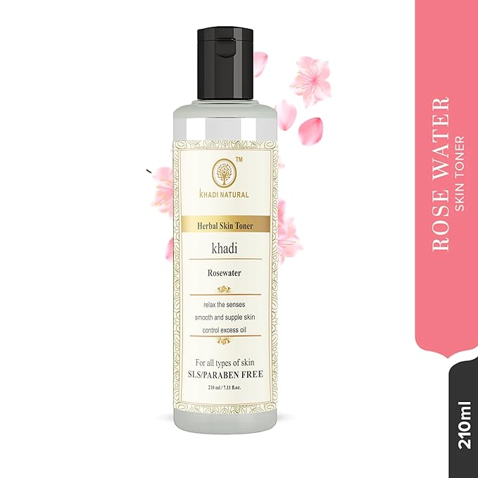 Khadi Natural Rose Water Herbal Skin Toner