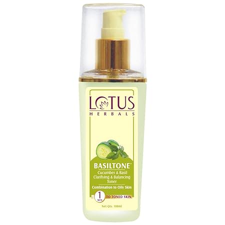 Lotus Herbals Basiltone Clarifying & Balancing Skin Toner Liquid