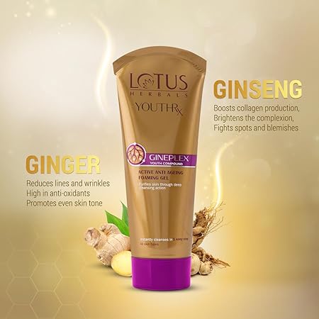 Lotus Herbals YouthRx Active Anti Ageing Foaming Gel Face Wash