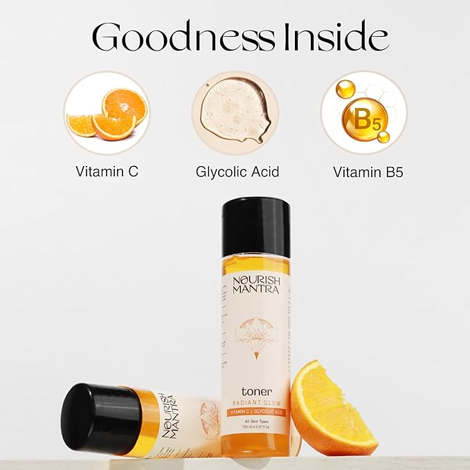 Nourish Mantra Radiant Glow Toner/Face Toner Formulated with Vitamin C