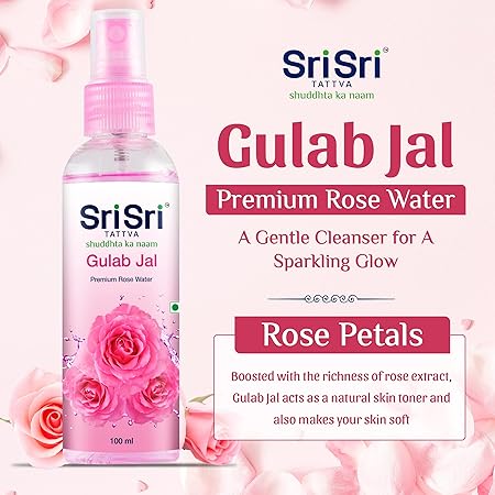 Sri Sri TATTVA shuddhta ka naam Gulab Jal Spray