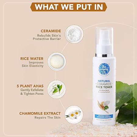 The Moms Co Natural Ceramide Face Toner for Women & Men