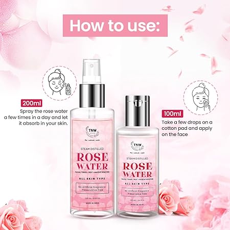 TNW-THE NATURAL WASH Rose Water Spray for Face