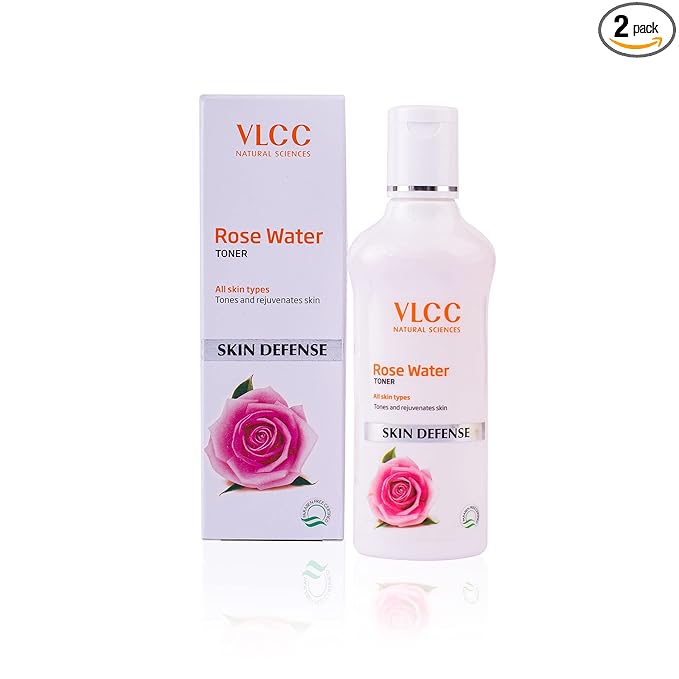 VLCC Natural Sciences Skin Defense Rose Water Toner, Pack of 2