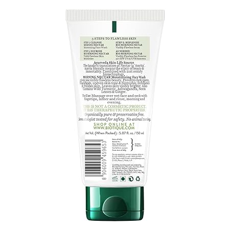 Biotique Morning Nectar Moisturize &Nourish Face Wash