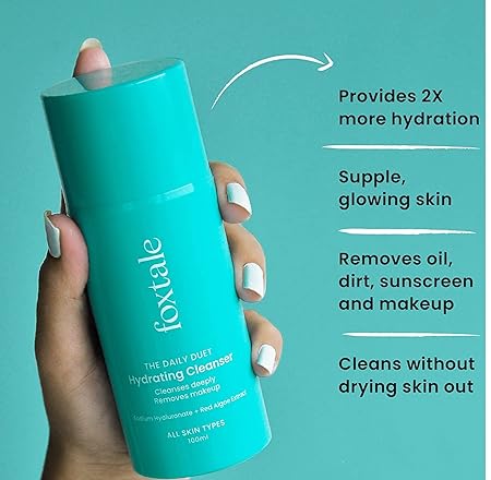FoxTale The Daily Duet Gentle Hydrating Face Wash, Pack of 2