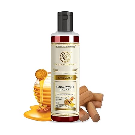 Khadi Natural Sandalwood &Honey Face Wash