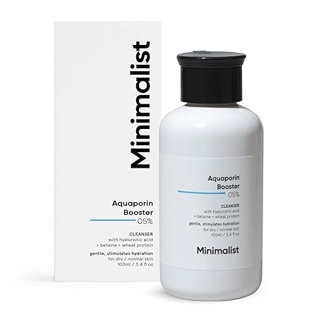 Minimalist 5% Aquaporin Booster Face Wash For Dry Skin with Hyaluronic Acid