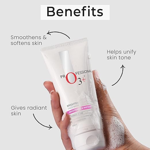 O3+ Brightening and Whitening Face Wash