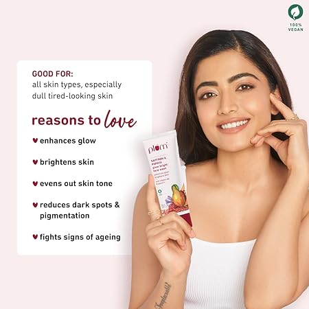 Plum Saffron & Papaya Glow & Brightening Face Wash