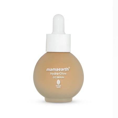 Mamaearth Hydra-Glow CC Serum with Vitamin C & Hyaluronic Acid, Honey