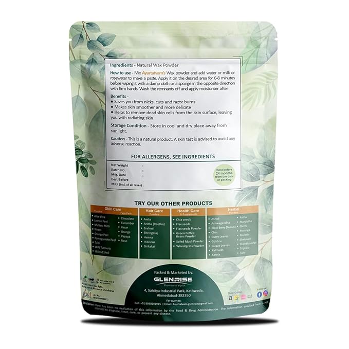 Ayurtatvam Natural Wax Powder