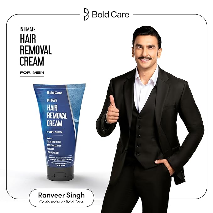 Bold Care Intimate Hair Removal Cream for Men