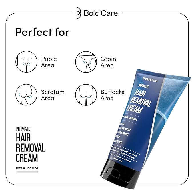 Bold Care Intimate Hair Removal Cream for Men