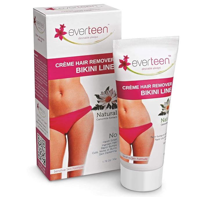 everteen NATURAL Hair Removal Cream (Pack of 2)
