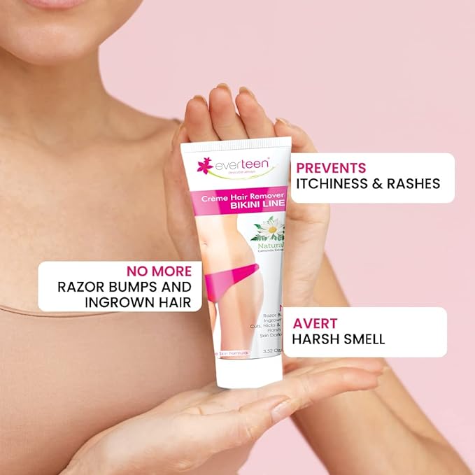 everteen NATURAL Hair Removal Cream (Pack of 2)