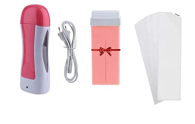 Fezora Hair Removal Wax Warmer Roll On Hair Removal Waxing Kit (Combo of 3)