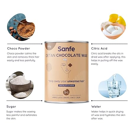 Sanfe Wax for Smooth Hair Removal