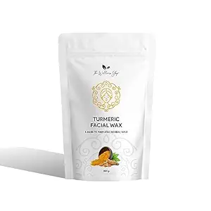 The Wellness Shop -Turmeric Facial Wax Powder | 5 min Painless Natural Face Hair Removal Waxing Powder
