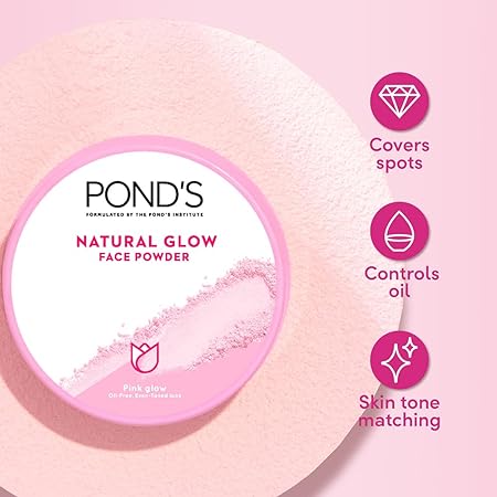 Ponds Natural Glow Face Powder, Pink Glow