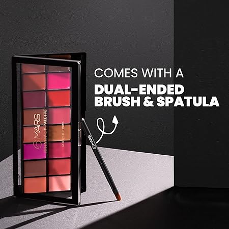 MARS Infinity Lip Palette, 16 Colors to Infinte Lipstick Colors,