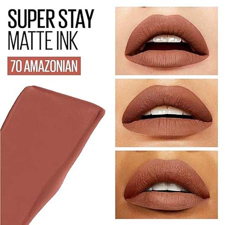 Maybelline New York Liquid Matte Lipstick | 70 Amazonian