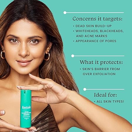 Foxtale The Diva Over Night Glow Mask with 4% Glycolic Acid & 3% Lactic Acid