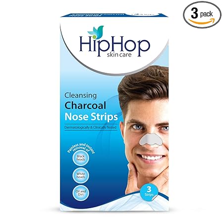 Hip Hop Skincare Charcoal Nose Strips for Men