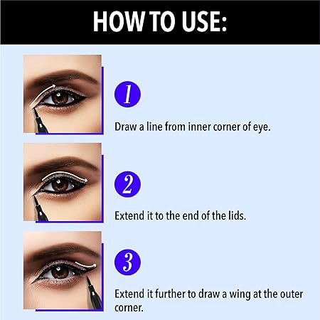 Blue Heaven Intense Eyeliner Easy Sketch, Matte Finish