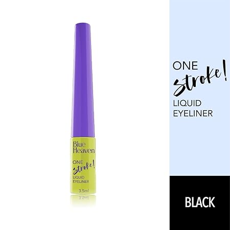 Blue Heaven One stroke Liquid Black Glossy Eyeliner