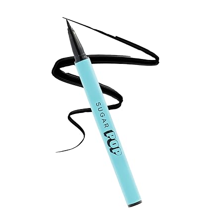 SUGAR POP Waterproof Eyeliner - Intense Black Pigment, Matte Finish