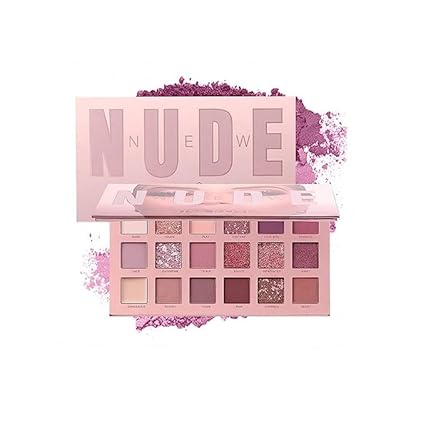 Fairyfirst 18 Color Eyeshadow Palette With Mirror | Include Matte Shimmer & Glitter Blending | Natural Nudes Velvet